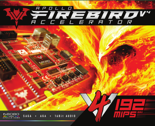 V4 Firebird für Amiga 500